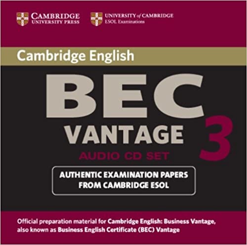 Cambridge BEC 3 Vantage Audio CD Cambridge University Press