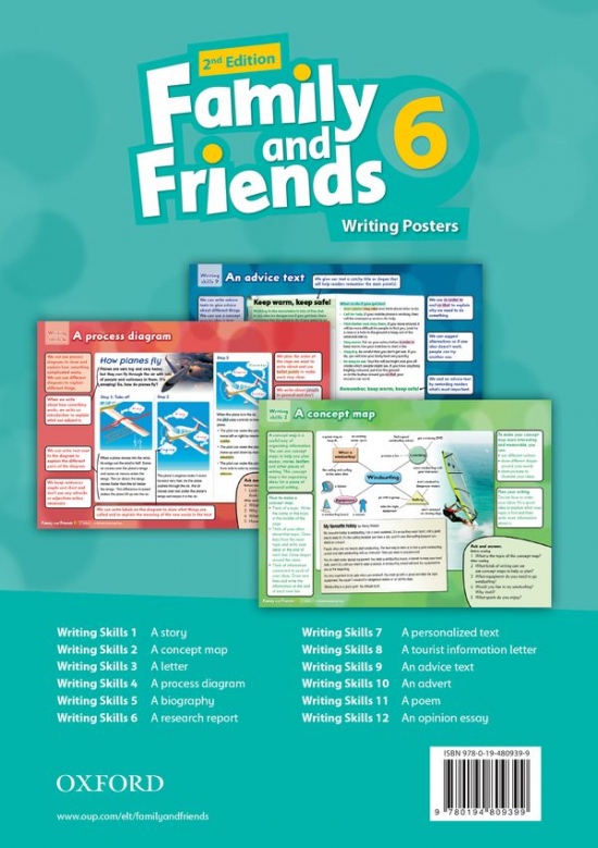 Family and Friends 2nd Edition 6 Posters Oxford University Press