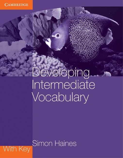 Developing Intermediate Vocabulary with Answer Key Cambridge University Press