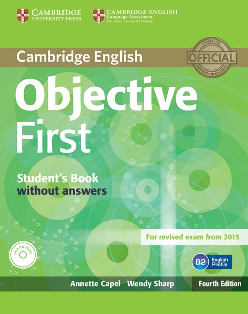 Objective First 4th Edition Student´s Book without Answers with CD-ROM Cambridge University Press