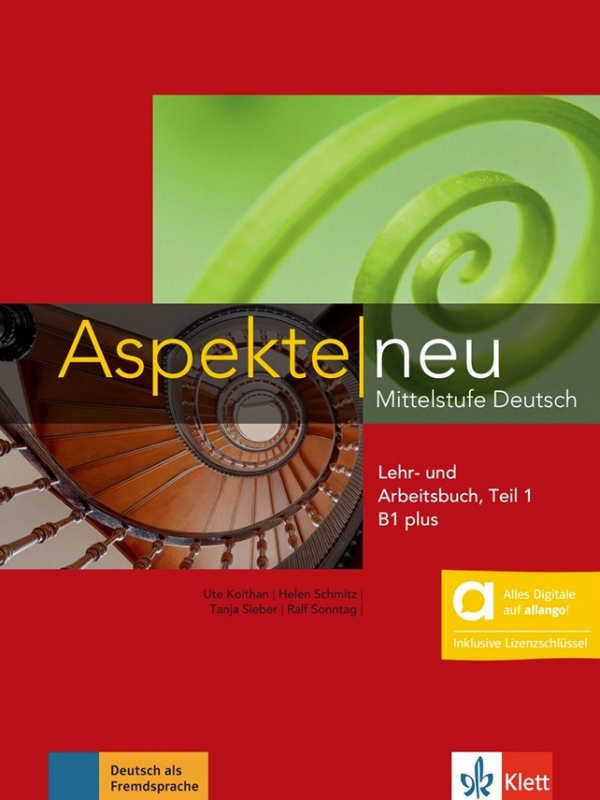 Aspekte neu B1+ – Hybride Ausgabe – Kurs./Arbeitsbuch Teil 1 + MP3 allango.net + Lizenz (24 Monate)