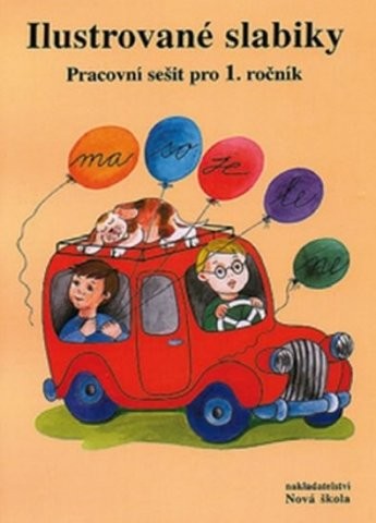 Ilustrované slabiky - pracovní sešit - soubor karet (1-53) Nakladatelství Nová škola Brno
