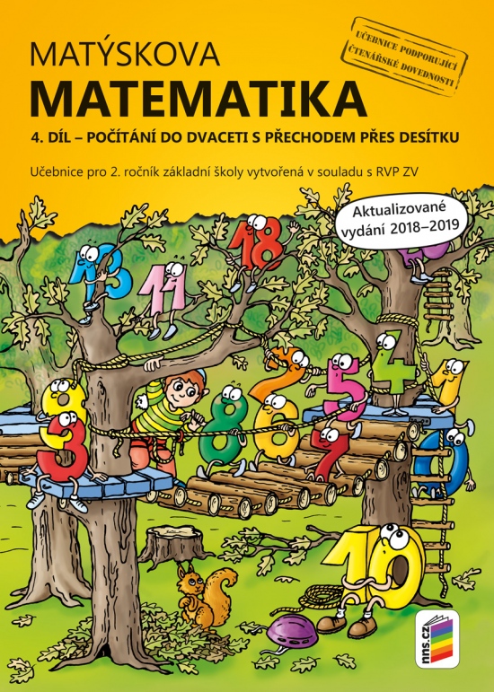 Matýskova matematika, 4. díl - počítání do 20 s přechodem přes 10 NOVÁ ŠKOLA, s.r.o