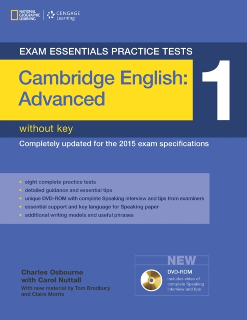 Exam Essentials: Cambridge Advanced Practice Test 1 without key + DVD-ROM (New Edition)