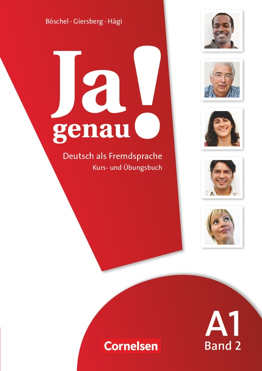 Ja genau! A1/2 Kurs- und Übungsbuch mit Lösungen und Audio CD