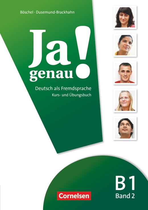 Ja genau! B1/2 Kurs- und Übungsbuch mit Lösungen und Audio CD