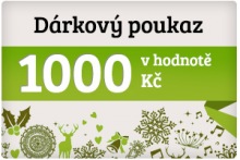 Dárkový poukaz v hodnotě 1000 Kč AJSHOP.cz