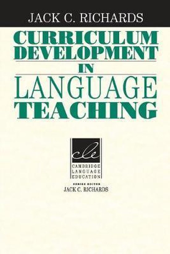 Curriculum Development in Language Teaching PB Cambridge University Press