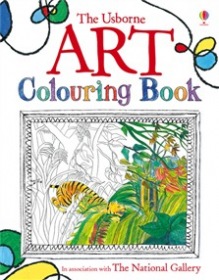 Art colouring book Usborne Publishing