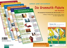 Grammatik Plakate Plakate mit Testheft