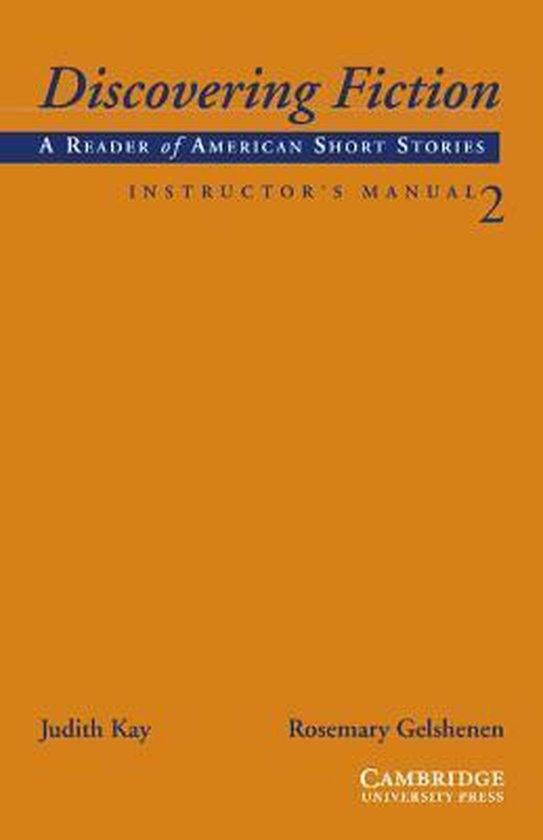 Discovering Fiction Level 2 Instructor´s Manual Cambridge University Press