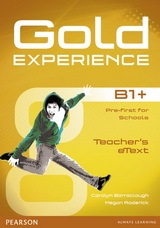 Gold Experience B1+ eText Teacher´s Book on CD-ROM