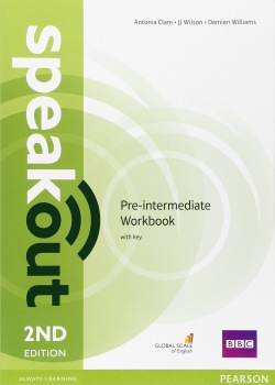 Speakout 2nd Edition Pre- Intermediate WB with key Pearson