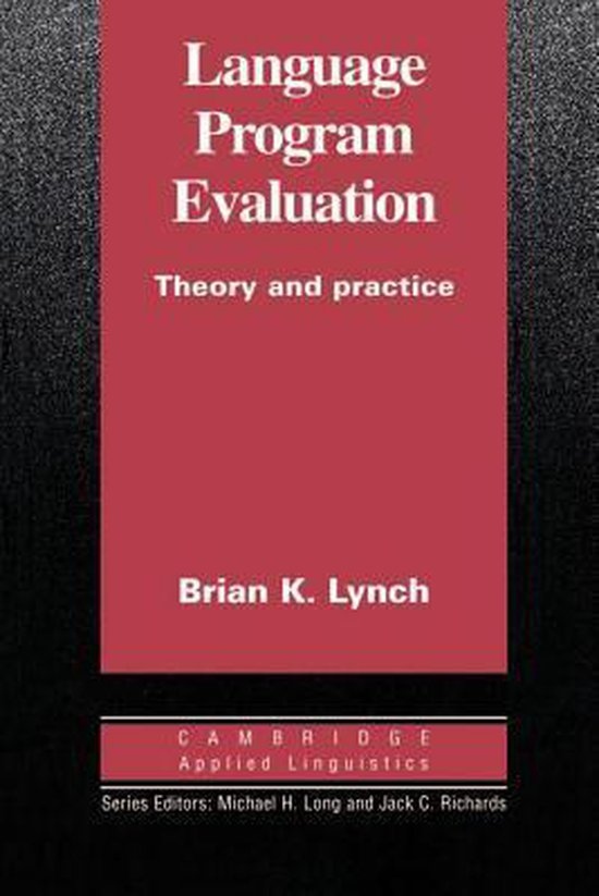 Language Program Evaluation PB Cambridge University Press