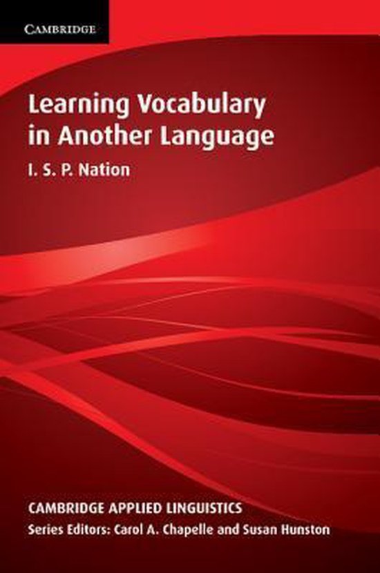 Learning Vocabulary in Another Language PB Cambridge University Press