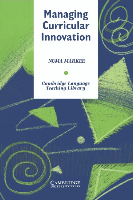 Managing Curricular Innovation PB Cambridge University Press