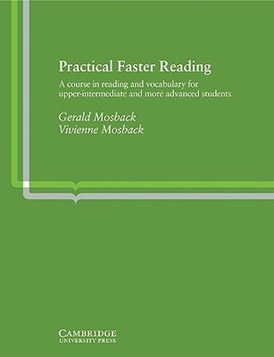 Practical Faster Reading Book Cambridge University Press