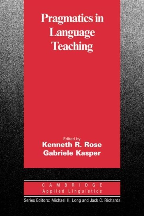 Pragmatics in Language Teaching