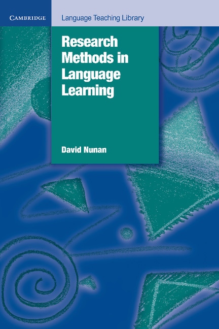 Research Methods in Language Learning PB Cambridge University Press