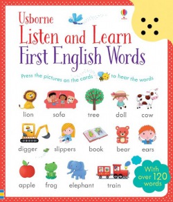 Listen and learn first English words Usborne Publishing