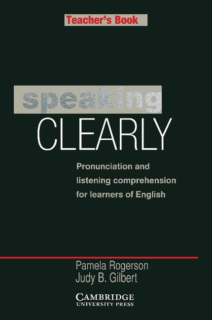 Speaking Clearly Teacher´s Book Cambridge University Press
