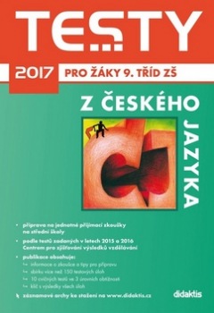 Testy 2017 z českého jazyka pro žáky 9. tříd