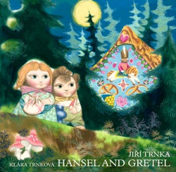 Hansel and Gretel / Perníková chaloupka anglicky-prostorové leporelo s loutkami nezadán