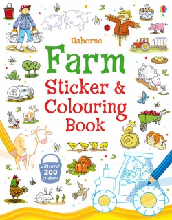 Farm Sticker and Colouring Book
