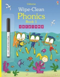 Wipe-Clean Phonics Book 1 Usborne Publishing