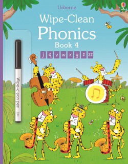 Wipe-Clean Phonics Book 4