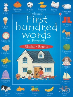First Hundred Words in French Sticker Book