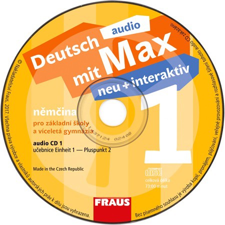 Deutsch mit Max neu + interaktiv 1 CD /2 ks/ Fraus