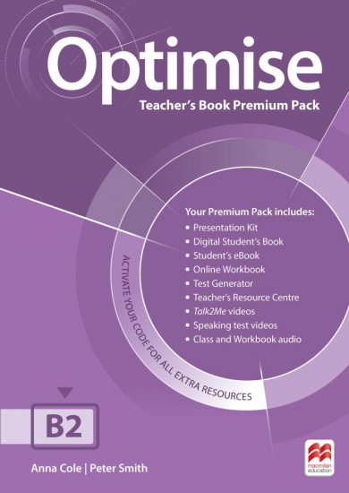 Optimise B2 (Upper Intermediate) Teacher´s Book Premium Pack Macmillan