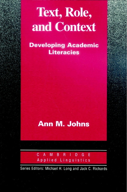Text. Role and Context PB Cambridge University Press