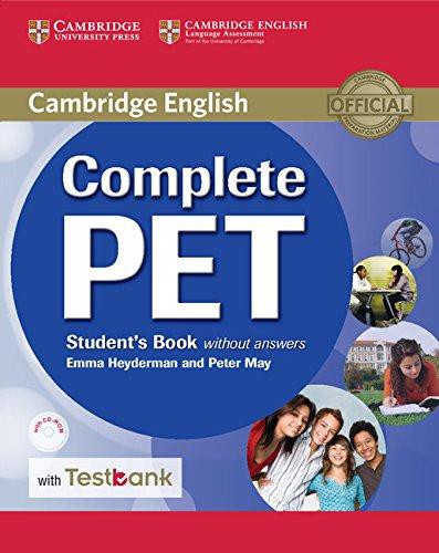 Complete PET Student´s Book without answers + CD-ROM + Testbank