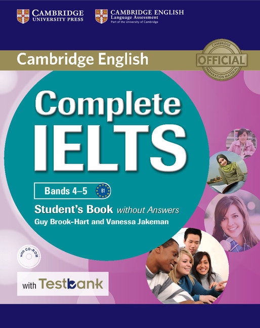 Complete IELTS Bands 4-5 B1 Student´s Book without answers + CD-ROM + Testbank