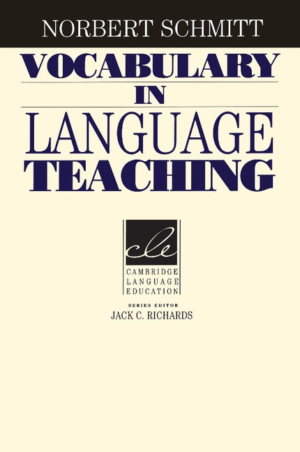 Vocabulary in Language Teaching Cambridge University Press