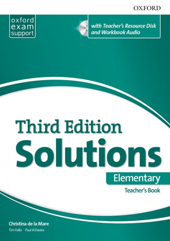 Maturita Solutions 3rd Edition Elementary Teacher´s Book with Resource Disc Oxford University Press