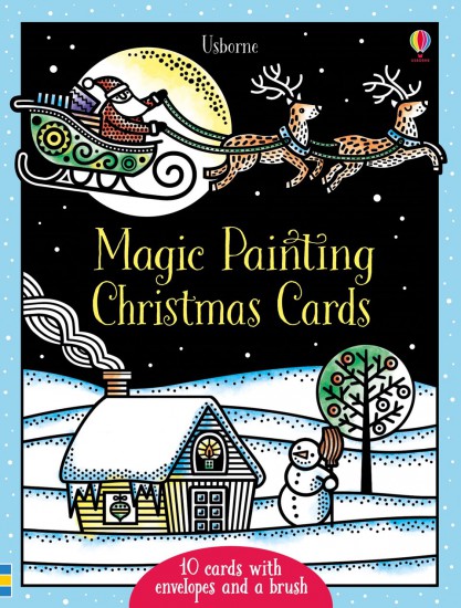 Christmas Cards Magic Painting Usborne Publishing