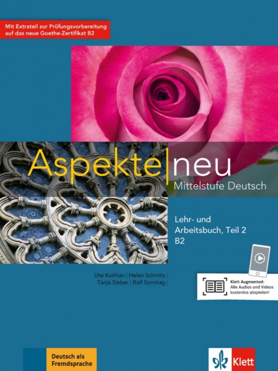 Aspekte neu B2 – Lehr/Arbeitsbuch + allango Teil 2 Klett nakladatelství