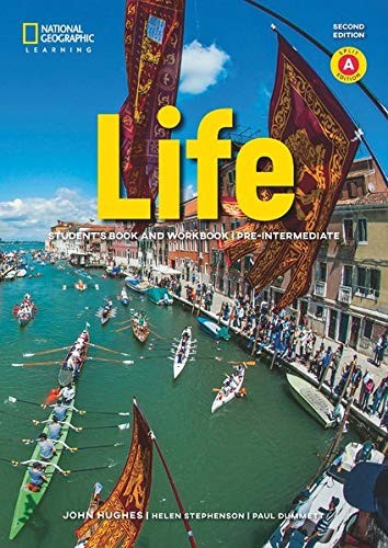 Life Pre-intermediate 2nd Edition Combo Split A with App Code and Workbook Audio CD National Geographic learning