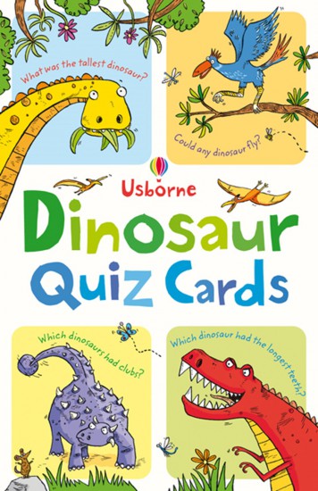 Dinosaur quiz cards
