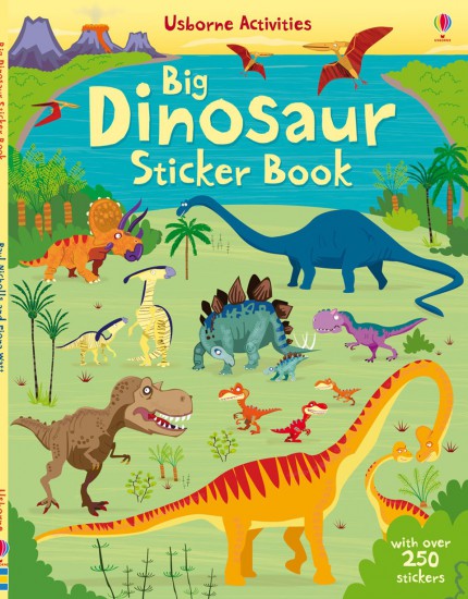 Big dinosaur sticker book Usborne Publishing