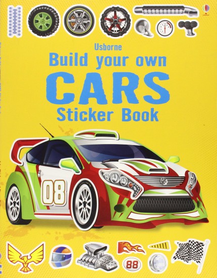 Build your own cars sticker book Usborne Publishing