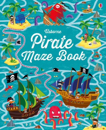 Pirate maze book Usborne Publishing