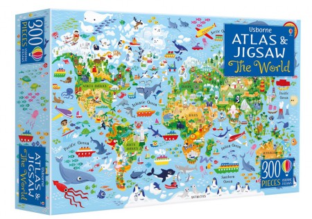 The world jigsaw and atlas Usborne Publishing