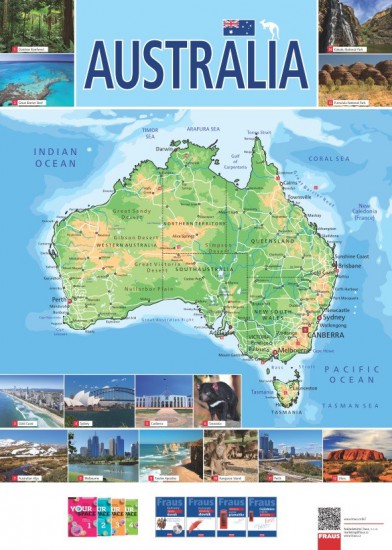 Mapa Australia Fraus