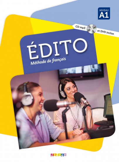Édito Niveau A1 učebnice + CD Mp3 + DVD