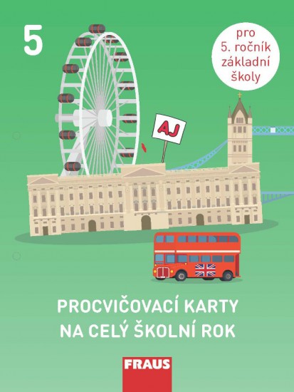 Procvičovací karty na celý školní rok 5 - angličtina