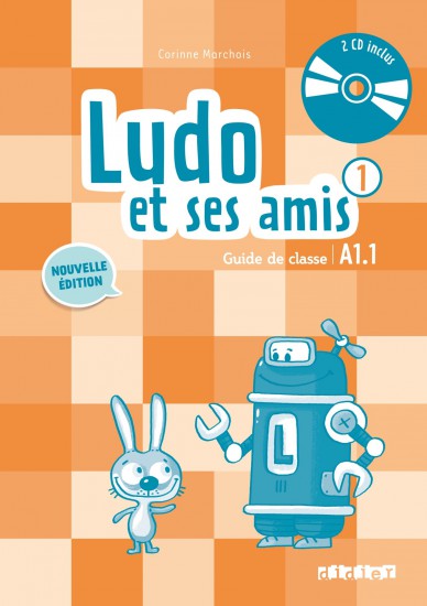 Ludo et ses amis 1 niveau A1.1 příručka pro učitele + 2CD Hatier Didier